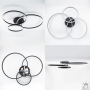 Люстра LED SMART ESLLSE COCO 105W 762x675x150-BLACK-220-IP20 10545