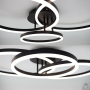 Люстра LED SMART ESLLSE COCO 105W 762x675x150-BLACK-220-IP20 10545