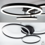 Люстра LED SMART ESLLSE COCO 105W 762x675x150-BLACK-220-IP20 10545