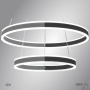 Люстра LED SMART NSV STELLA 160W,IP20,3000-6500K,чорна , 10418