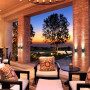 Світильник фасадний настінний Feron DH015,без лампи ,2*GU10 чорний