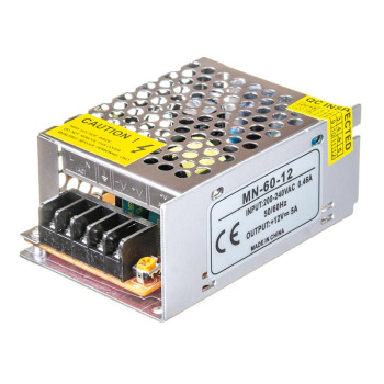 Блок живлення MN-60-12, 12V, 5A,1013424, 1019171