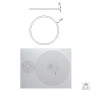 Люстра LED SMART ESLLSEOKO 54W R-ON/OFF 400×25-WHITE-220-IP20 10424