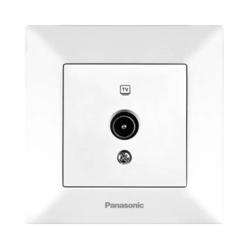 Розетка TV кінцева Panasonic Arkedia Slim біла WNTC04512WH-UA