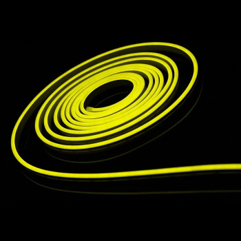 Світлодіодний NEON PROLUM Серія FX (крок різки 1см) 12V,ЛИМОННО ЖОВТИЙ ,  IP68, 6-12mm
