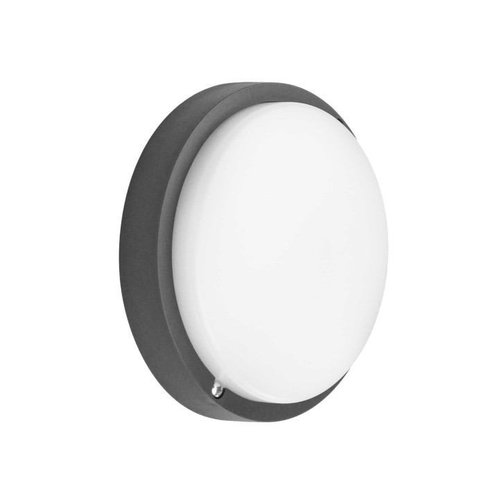 LED світильник ДББ ATOM UA MW sensor антрацит VIOLUX 12W 5000K IP54 243363
