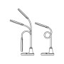 Настільна лампа MAXUS DL 9W 5000K WH Phone holder 1-MDL-9W-WH