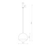 Підвісний світильник Nowodvorski 10335 Candy I Zwis GU10 1x35W IP20 Wh