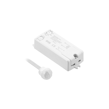 Датчик руху GTV (врізний)  CR-18 БІЛИЙ max.500W IP20, 360° R 8м