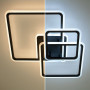 Люстра LED  LUMINARIA SONNE 90W 4S APP 525/525 	3000-6500К, 220V, IP20 з пультом,чорна.