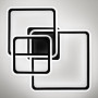 Люстра LED  LUMINARIA SONNE 90W 4S APP 525/525 	3000-6500К, 220V, IP20 з пультом,чорна.