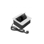 Подовжувач вбудований GTV, 1 розетка. schuko, USB A+C 1,5 м, білий