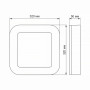 Світильник LED Videx ART(ЖКХ) квадратний ЧОРНИЙ 30W  5000K 220V IP65  (487382)