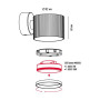 Світильник LED накладний MAXUS поворотний GX53 Wave Spot Base БІЛИЙ MAX-SW-GX53-WH