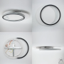 Люстра LED SMART ESLLSE STANDART 65W 2R-ON-OFF-485x410x50-White-Black-220-IP20
