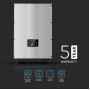 Інвертор сонячний V-TAC 10 кВт 10KW LCD DISPLAY і трифазний перемикач постійного струму VT-6610305