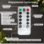 Гірлянда LED 500 "Роса-мішура" 10м теплий білий ,прозорий провід +USB пульт 1966-97