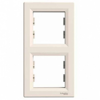 Рамка Schneider ASFORA 2-а вертикальна крем EPH5810223