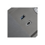 Подовжувач вбудований PRESTINO GTV, 2 розетки. schuko, USB A+C 1,5 м,  RJ45, HDMI, чорний