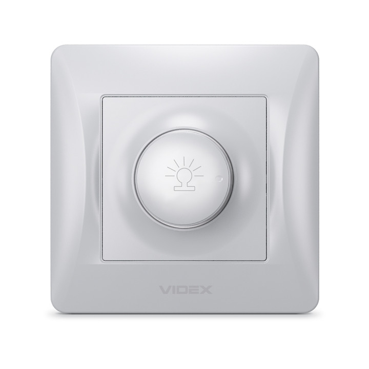 Димер Videx Binera 600W срібний шовк (296944)