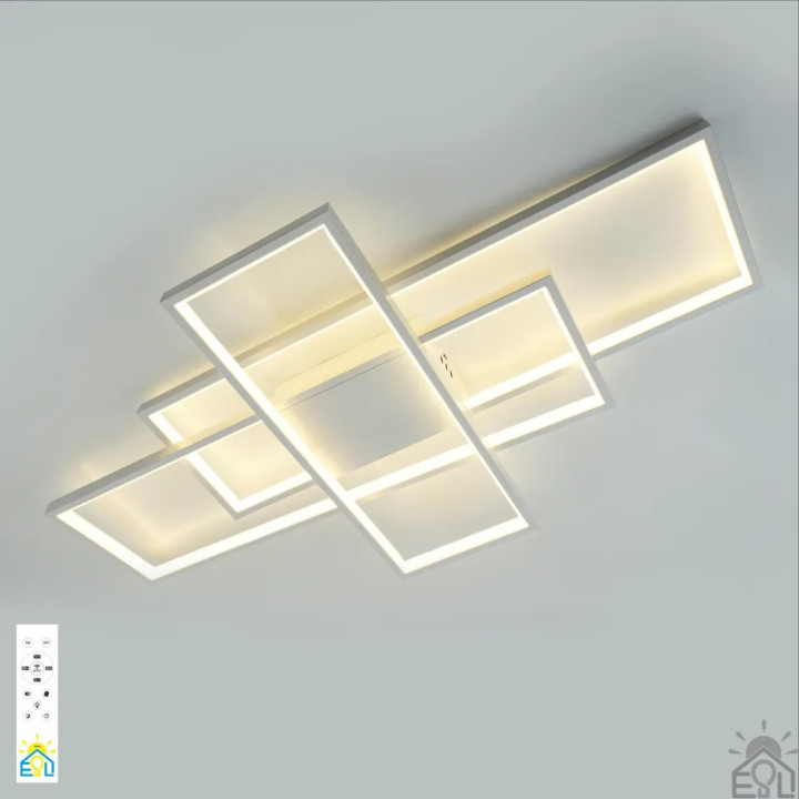 Люстра LED SMART NSV SVEN 123W,IP20 3000-6500K WHITE 10465