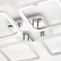 Люстра LED LUMINARIA LOOK RGB 120W 4Q 540/70 CHROME/OPAL, 3000-6500+RGB  220V IP20 з пультом,	Хром