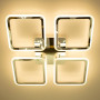 Люстра LED LUMINARIA LOOK RGB 120W 4Q 540/70 CHROME/OPAL, 3000-6500+RGB  220V IP20 з пультом,	Хром