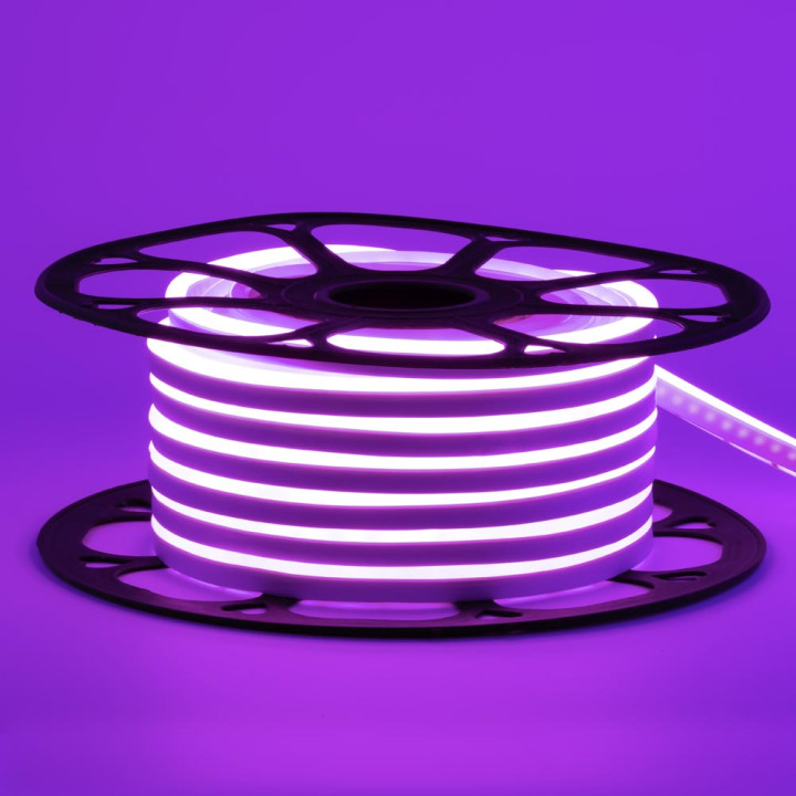 #54, Стрічка світлодіодна NEON 2835PP120 12V 12W, фіолетовий,  IP65, 6-12mm  AVT St-54, 1018086