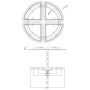 Люстра LED SMART NSV AERO round 70W ,IP20,2800 6500K,білий,10114.