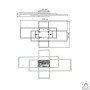 Люстра LED SMART ESLLSE SVEN 110W,IP20 3000-6500K WHITE 10492