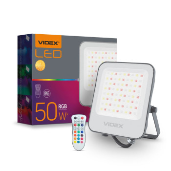 Прожектор світлодіодний VIDEX  50W RGB (482981)