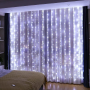 Гірлянда LED водоспад-роса 200LED 3*2м +USB БІЛА (10 ліній) 1564-03