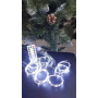 Гірлянда LED водоспад-роса 200LED 3*2м +USB БІЛА (10 ліній) 1564-03