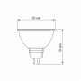 Лампа світлодіодна VIDEX MR16e 6W 3000K 220V GU5.3 (297392)