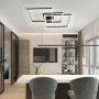 Люстра LED SMART ESLLSE COCO 120W 750x750x142-BLACK-220-IP20 10600