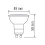 Лампа світлодіодна Horoz Plus-4 MR16 4W 4200K 220V GU10