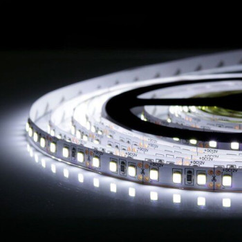 Стрічка LED NSV SMD 2835,12V, 120d/m, 10W/m, IP20,6000K холодна біла