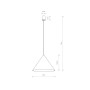 Підвісний світильник Nowodvorski 10872 Zenith L GU10 1x20W IP20 Silk Gray