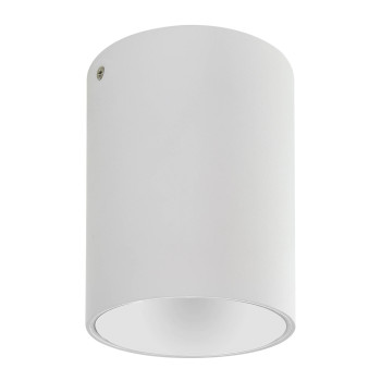 Світильник світлодіодний накладний Horoz SALSA-L GU10 220-240V d-80 mm h-130mm білий круглий