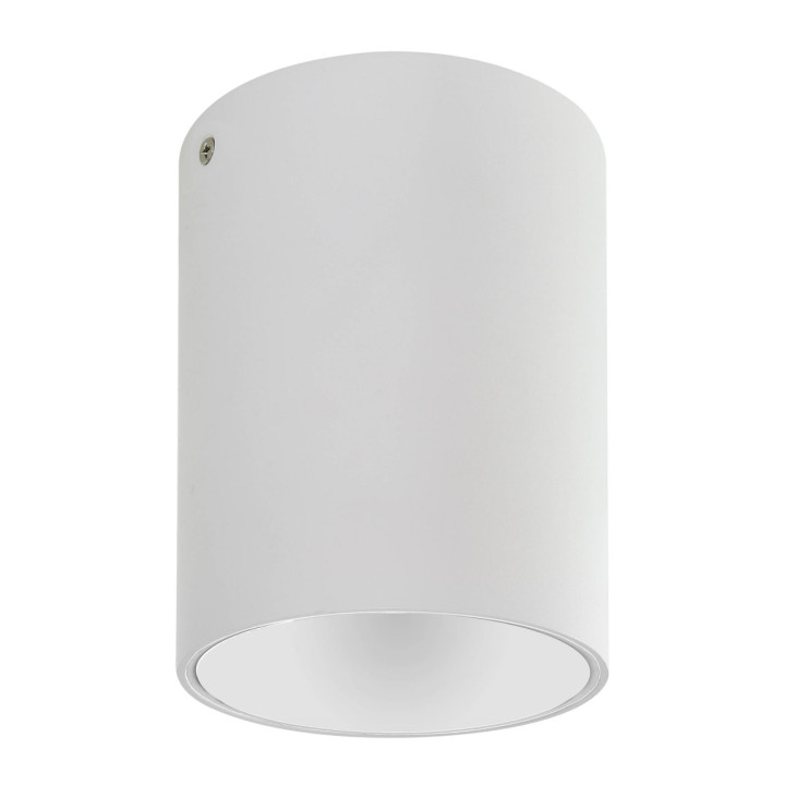 Світильник світлодіодний накладний Horoz SALSA-L GU10 220-240V d-80 mm h-130mm білий круглий