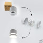 Світильник  ESLLSE GELA 1xGX53 85x70 White IP20 10514