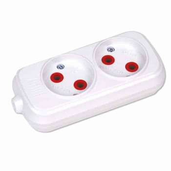 Колодка 2 гнізда  HOROZ   200-200-203
