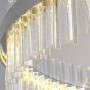 Люстра LED LUMINARIA SOFIA 120W R CHROME/CLEAR 600/1000 APP 220V IP20 з пультом,3000-6500K, хром.