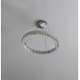 Люстра LED LUMINARIA SOFIA 120W R CHROME/CLEAR 600/1000 APP 220V IP20 з пультом,3000-6500K, хром.