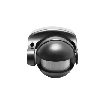 Датчик руху GTV, CR-CR1000-10 (накладний) CR-1,ЧОРНИЙ , max.1200W, IP44, 180° R 10м