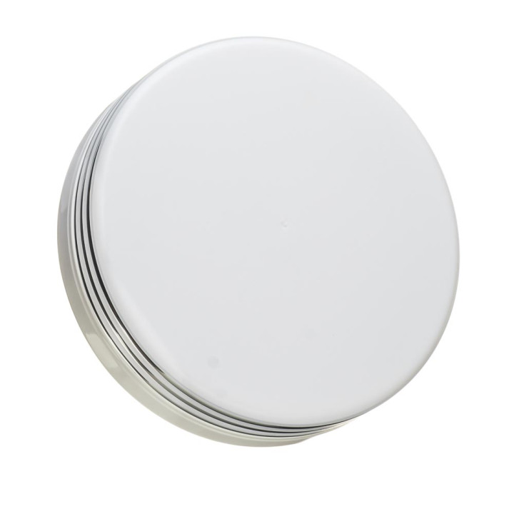 Світильник світлодіодний накладний AVT-ROUND-18W-SILVER IP40 PURE WHITE 1020693 #490/1