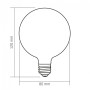 Лампа LED Videx  Filament 7W E27 A80 3000K Porcelain dimmable VL-DG80MO (484497)