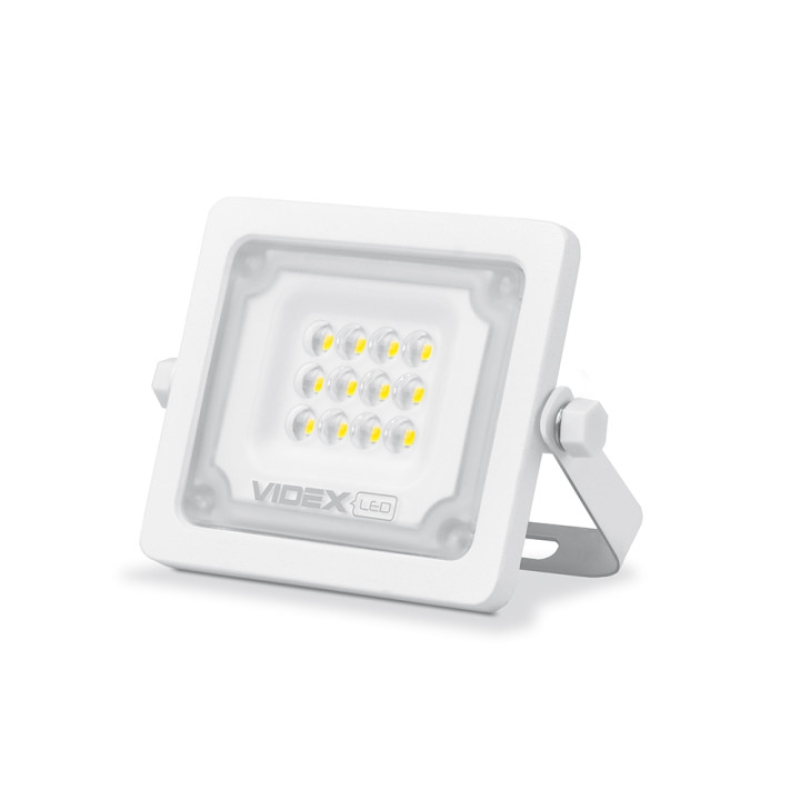 Прожектор VIDEX 10W 5000K 220V WHITE VL-F2E-105W, (480369) (541098)