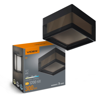 Світильник LED Videx VL-BHD02-09CBB 9W 3CCT Black (487795)
