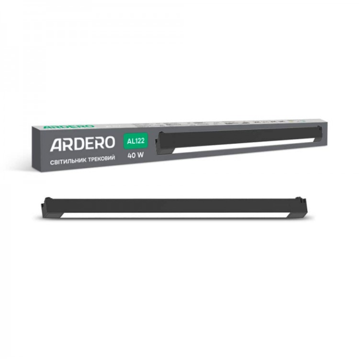 Світильник трековий ARDERO AL122 40W 120°  4000K 2300Lm IP40 чорний